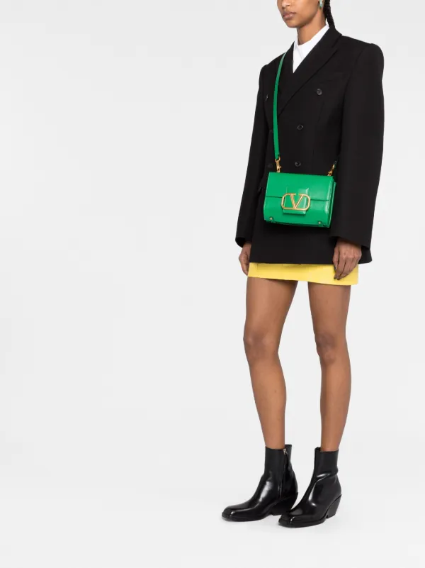 Valentino Garavani VLogo Signature Leather Crossbody Bag