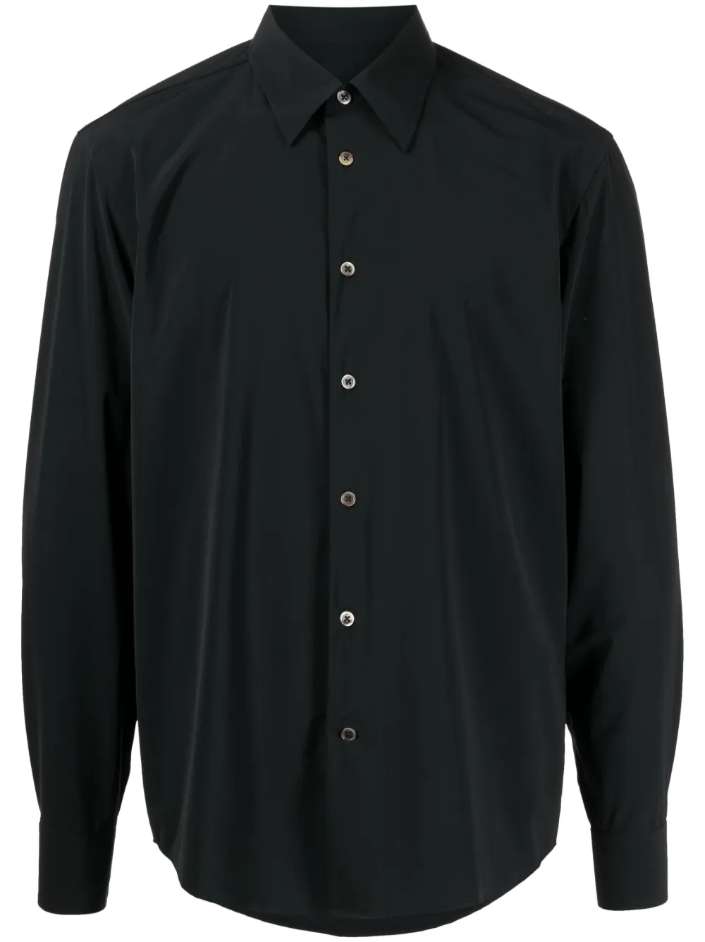 long-sleeve buttoned shirt