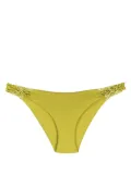 Fisico hand-woven detail bikini bottoms - Green