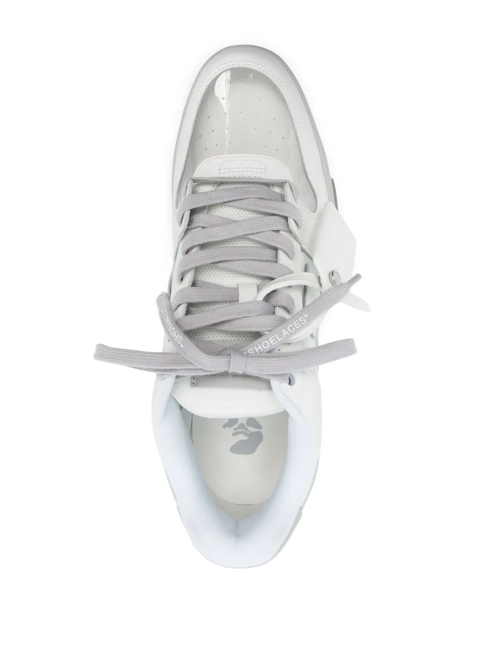 off white transparent shoes