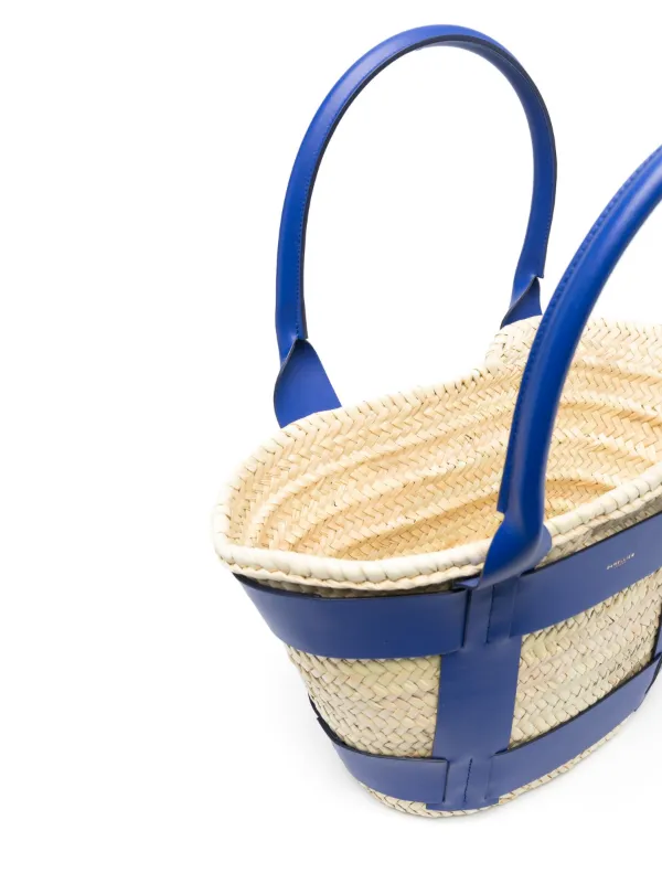 DeMellier The Maxi Santorini Raffia Tote Bag | Neutrals