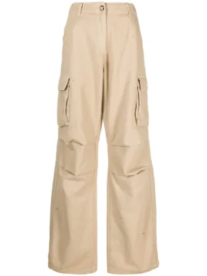 LOUIS VUITTON Louis Vuitton Staples Edition Cargo Wide Leg Pants Ocean. Size 44