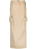 Coperni cargo maxi skirt - Neutrals