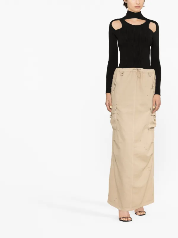 【Coperni】カーゴ maxiスカート Coperni カーゴ マキシスカート | ブラック | FARFETCH JP
