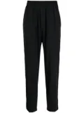 TRUE TRIBE logo-patch elasticated-waist trousers - Black