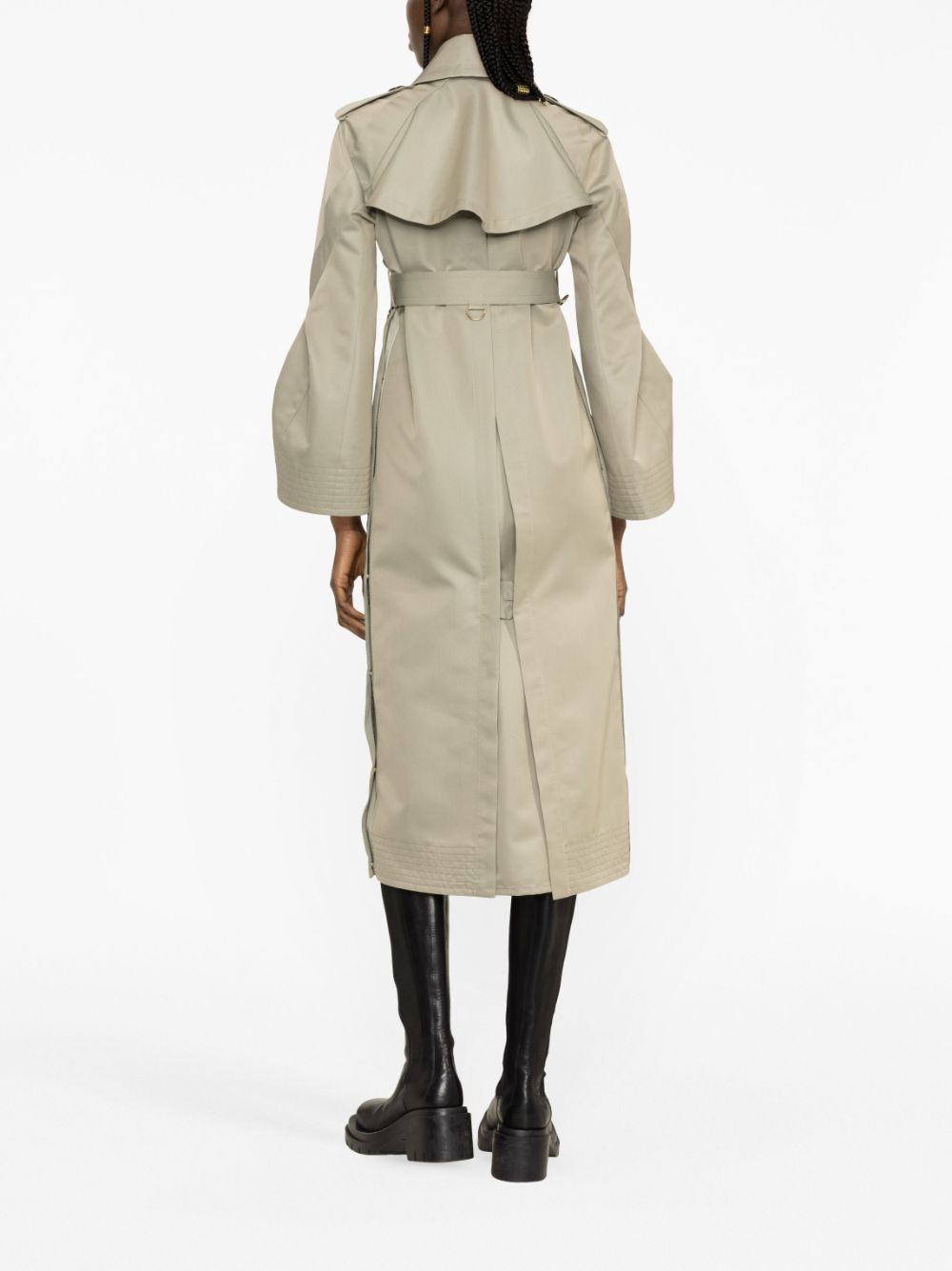 Sacai double-breasted Trench Coat - Farfetch