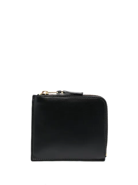 Comme Des Garçons Wallet checkerboard-lining leather wallet