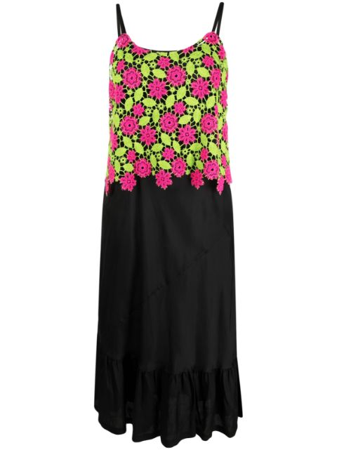 Comme Des Garcons Comme Des Garcons floral-lace midi dress Women