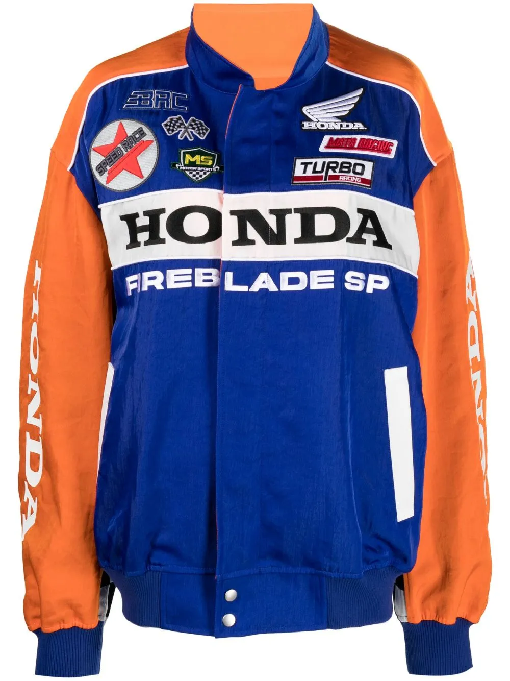 Junya Watanabe X Honda Oversized Bomber Jacket In Blue