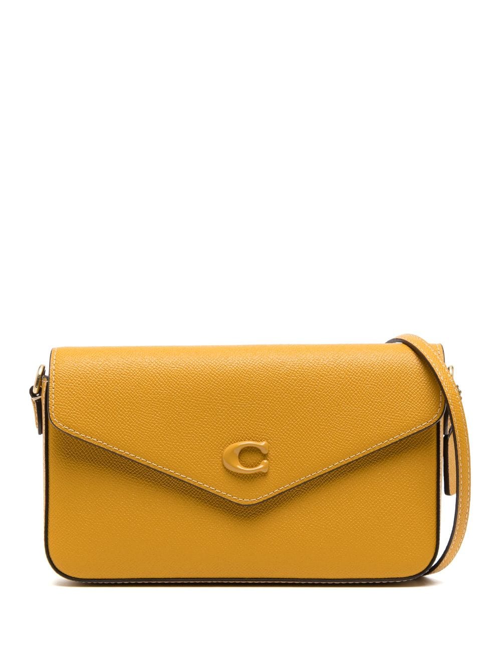 Coach mustard yellow outlet crossbody