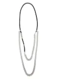 PUBLISHED BY layered chain necklace - Silver