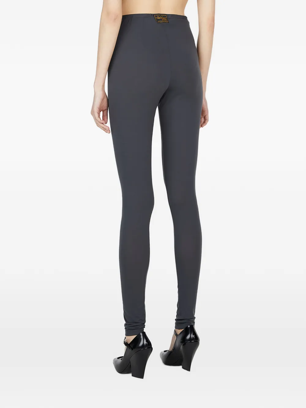 Raf Simons Legging met logopatch Grijs