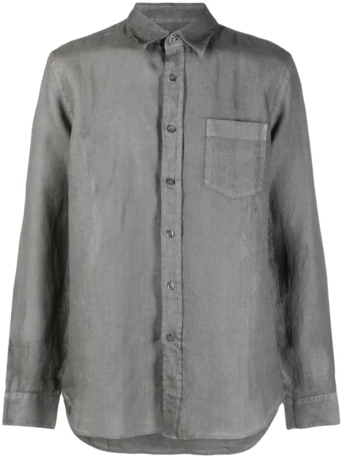 Chemise en lin à boutonnière - 120% Lino - Modalova