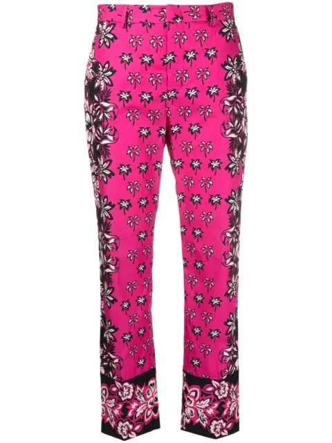 RED Valentino Bandana-print cotton trousers