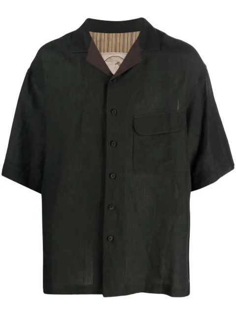 Ziggy Chen oversized short-sleeve shirt