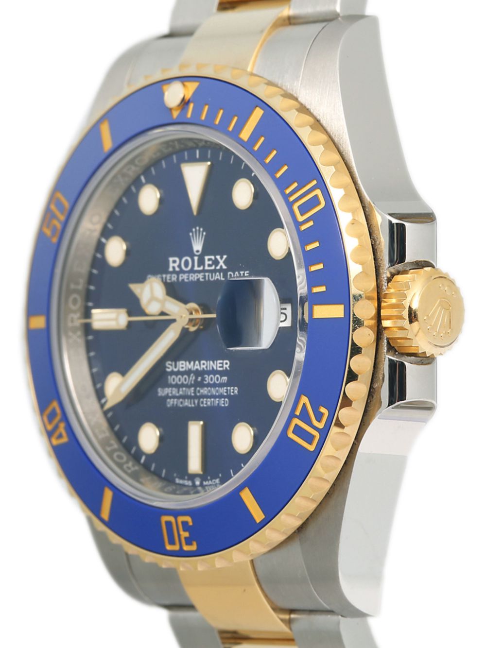 Pre Owned Rolex Submariner Date Mm In Blue Modesens