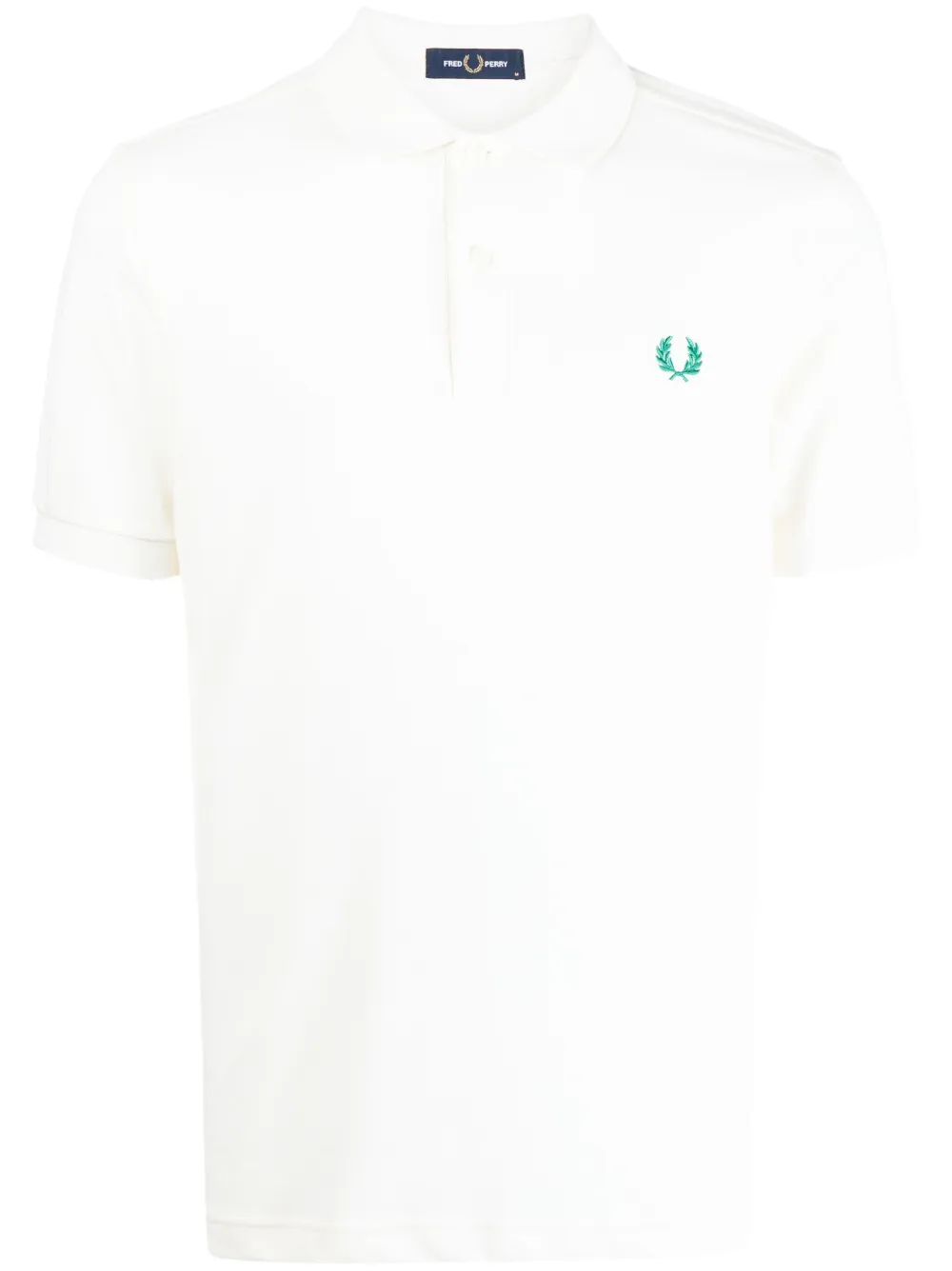 Fred Perry Laurel Wreath-embroidered Polo Shirt In White