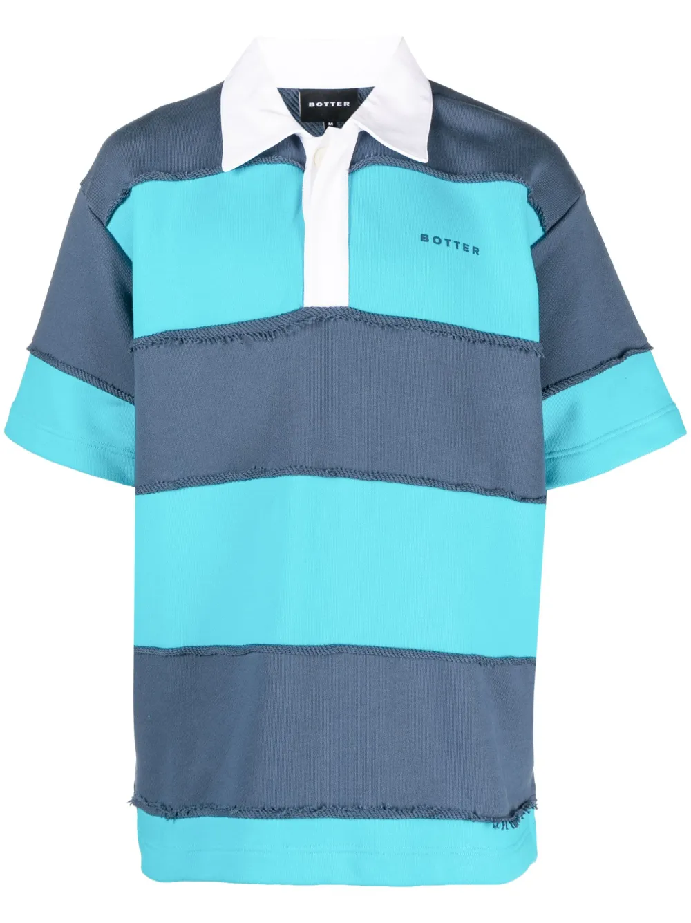 Botter Striped short-sleeve Polo Shirt - Farfetch