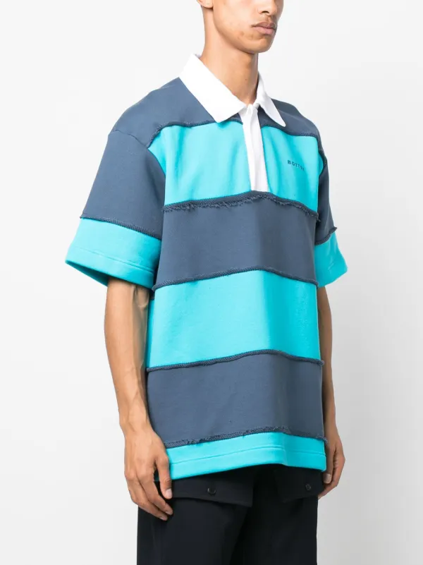 Botter Striped short-sleeve Polo Shirt - Farfetch