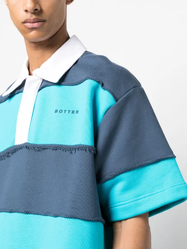 Botter Striped short-sleeve Polo Shirt - Farfetch