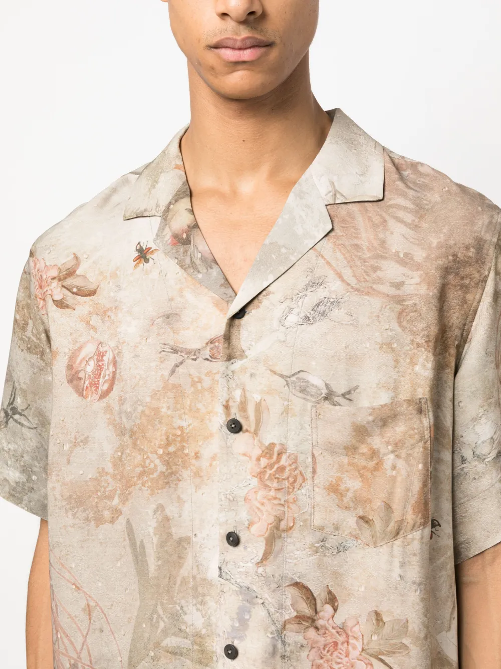 Ziggy Chen graphic-print short-sleeve Shirt - Farfetch