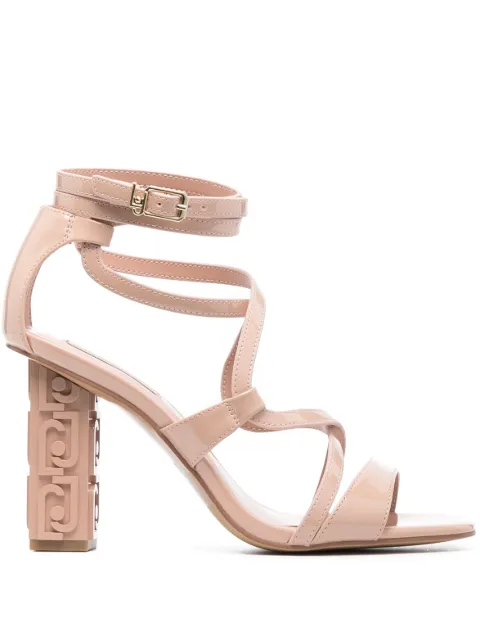 LIU JO - 100mm branded high-heel sandals