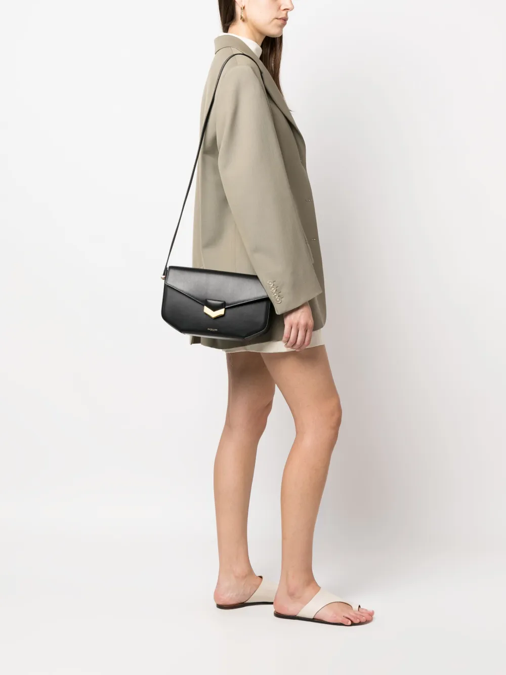 DeMellier London smooth leather bag - Zwart
