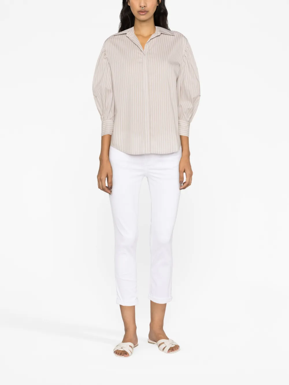 LIU JO Cropped broek - Wit