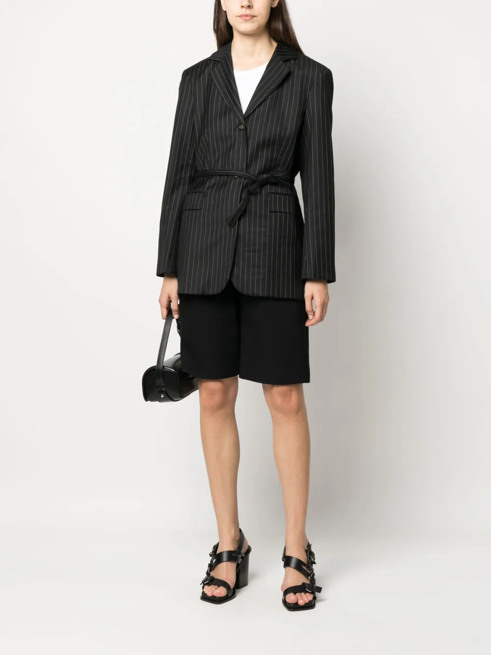 The Garment Marseille tie-waist blazer - Zwart