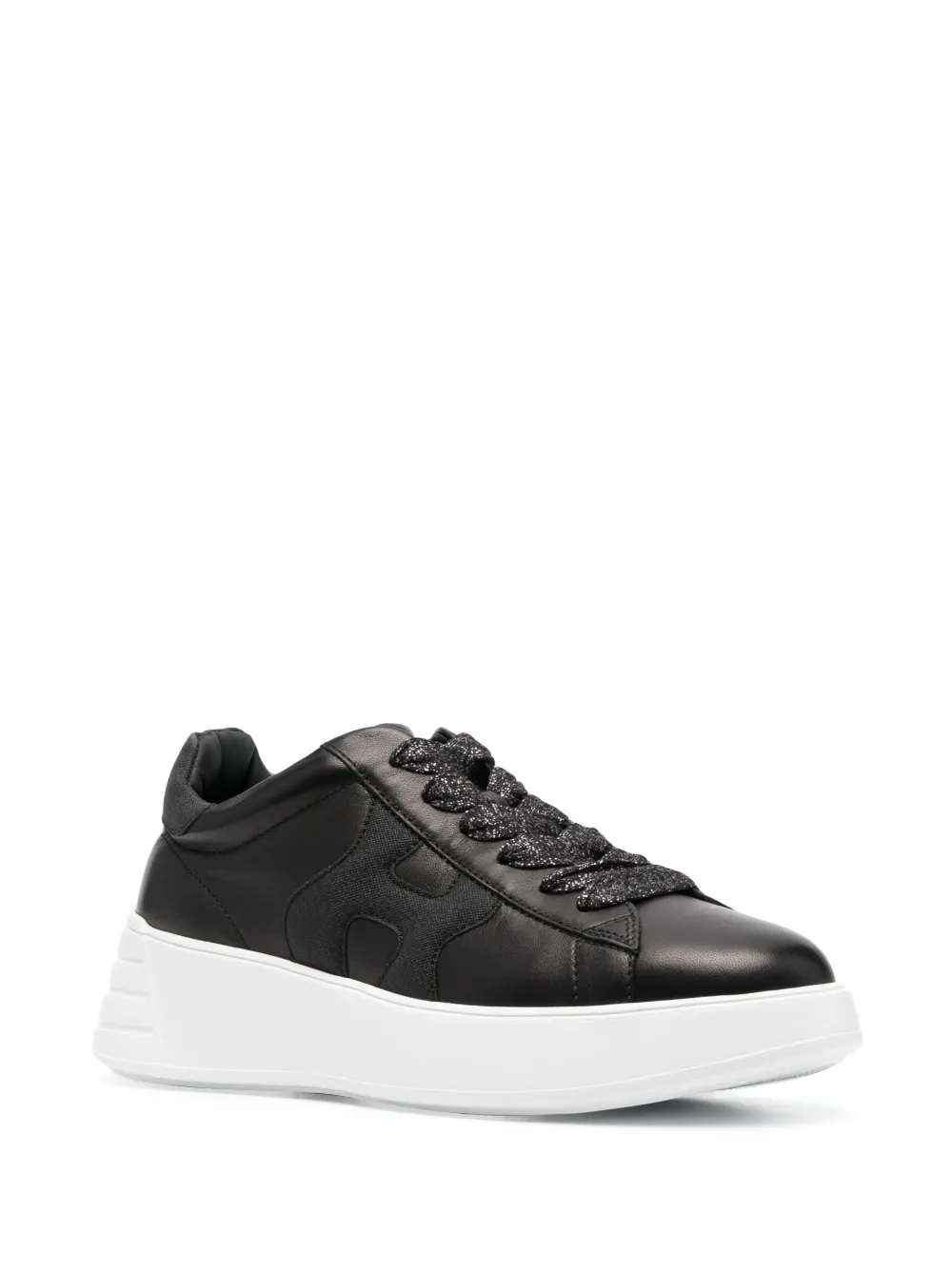 Hogan Leren sneakers - Zwart