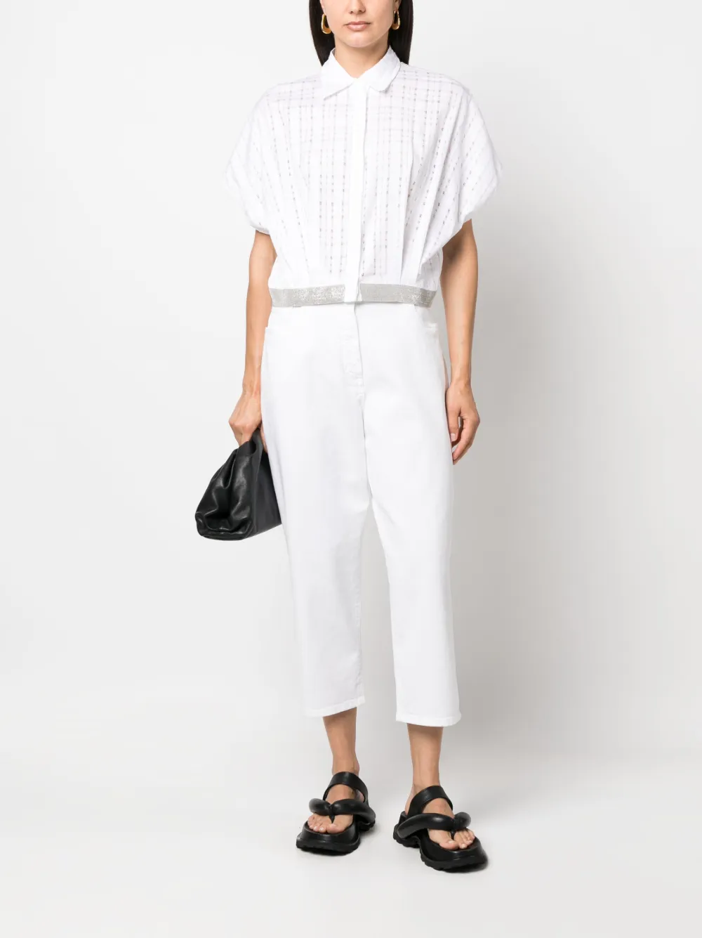 Fabiana Filippi Boxy blouse - Wit