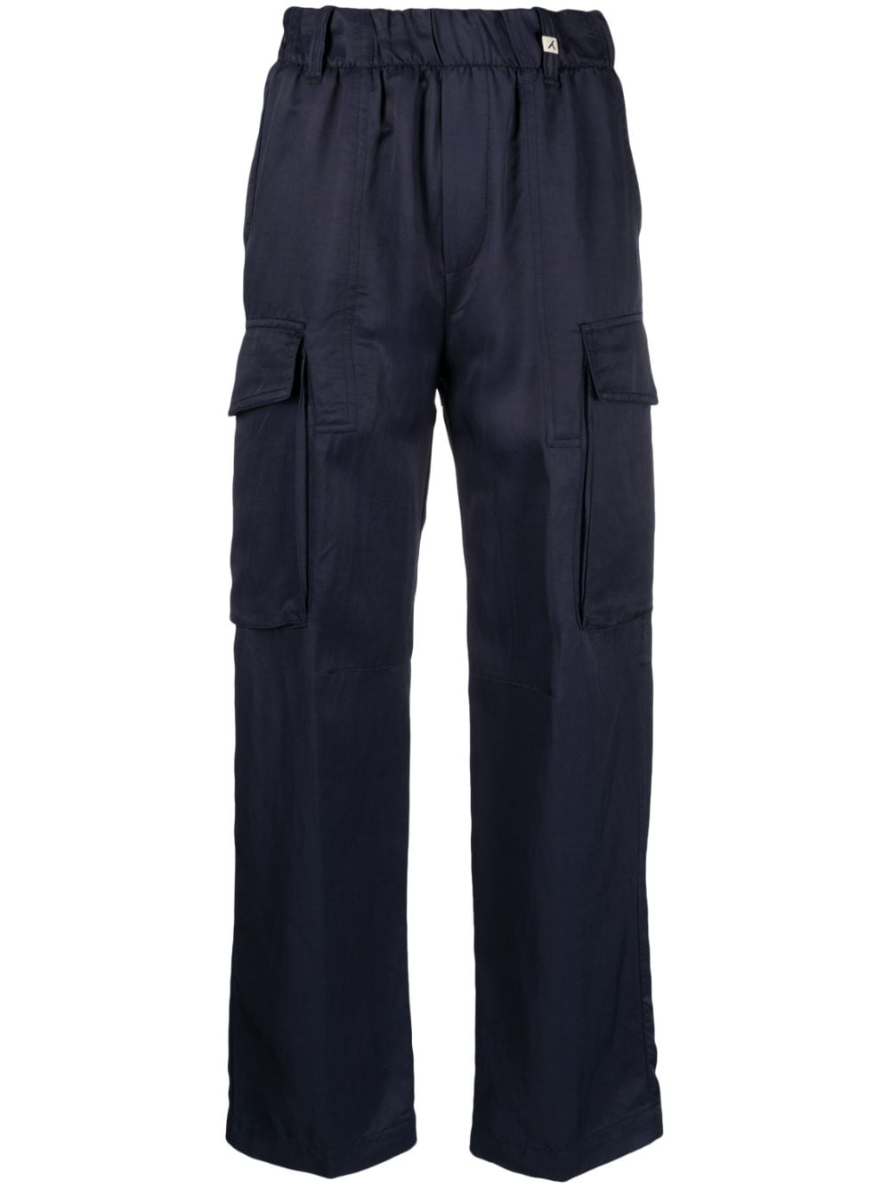 Myths Straight-leg Cargo Trousers In Blue