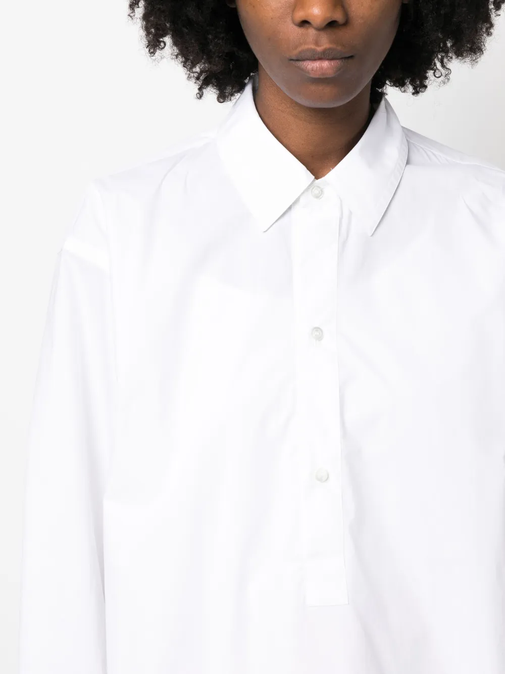 Sofie D'hoore Asymmetric Button-down Shirt In White