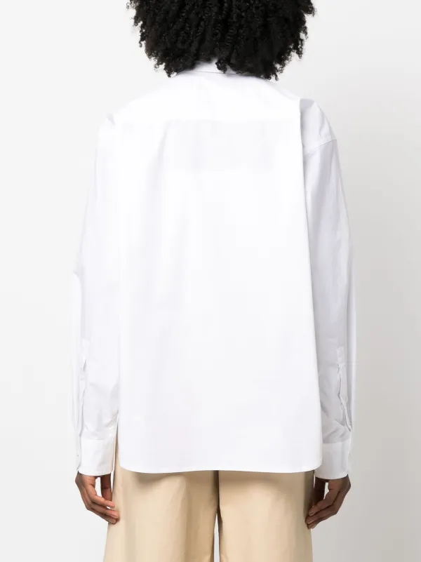 Sofie D'hoore long-sleeve Cotton Shirt | White | FARFETCH