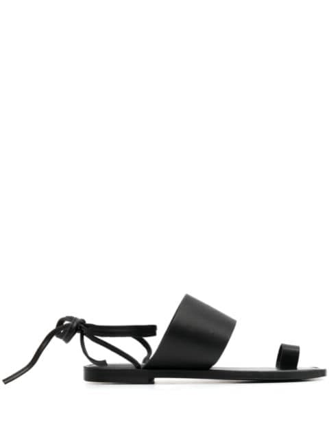 Rodebjer single toe-strap leather sandals