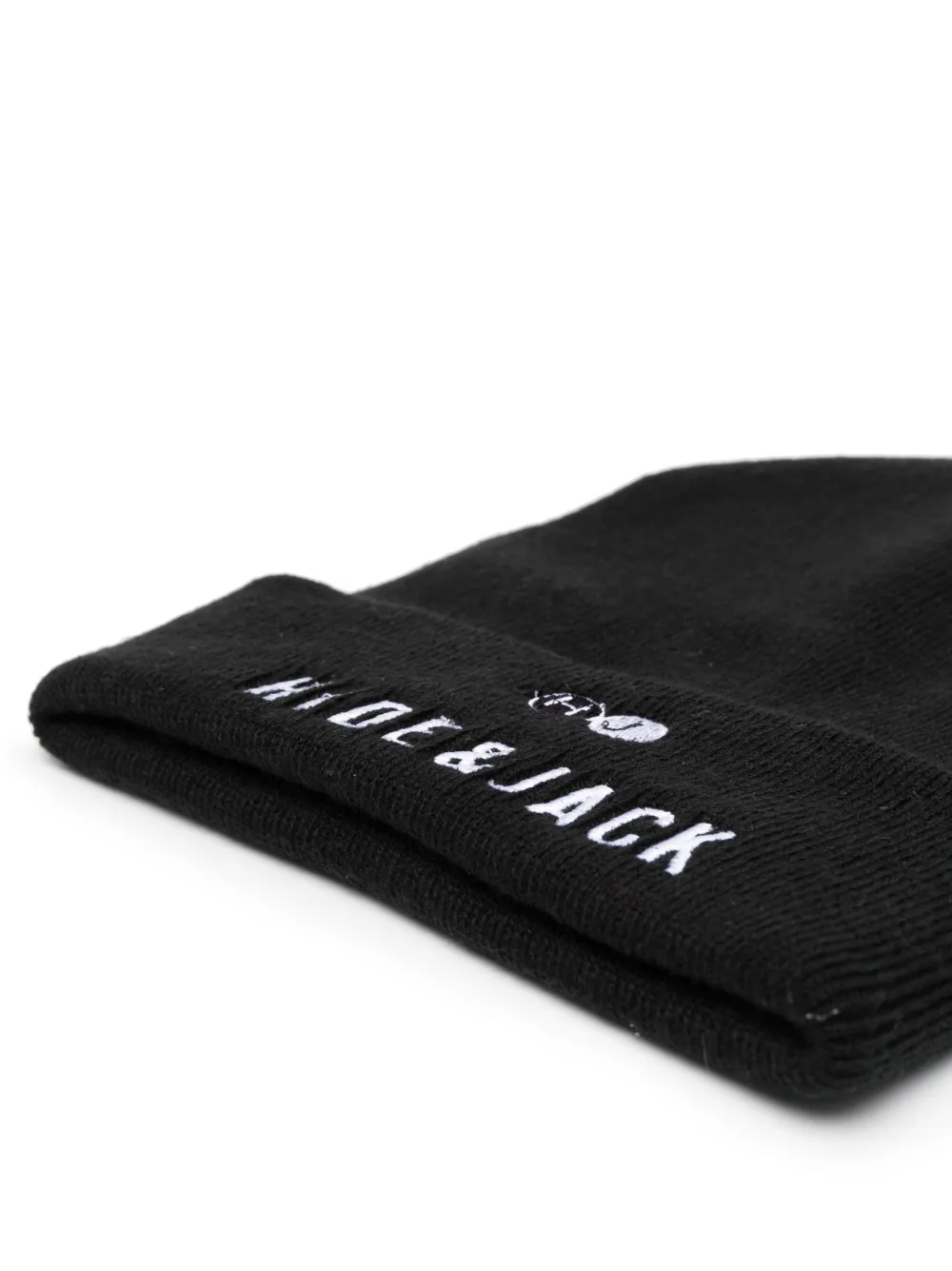 Hide&Jack Muts met geborduurd logo - Zwart