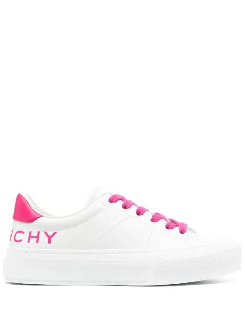 Givenchy logo-print leather low-top sneakers 