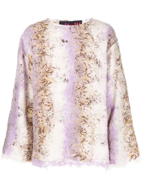 Pull en maille à effet dégradé - VITELLI - Modalova