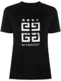 Givenchy 4G Stars-print T-shirt - Black