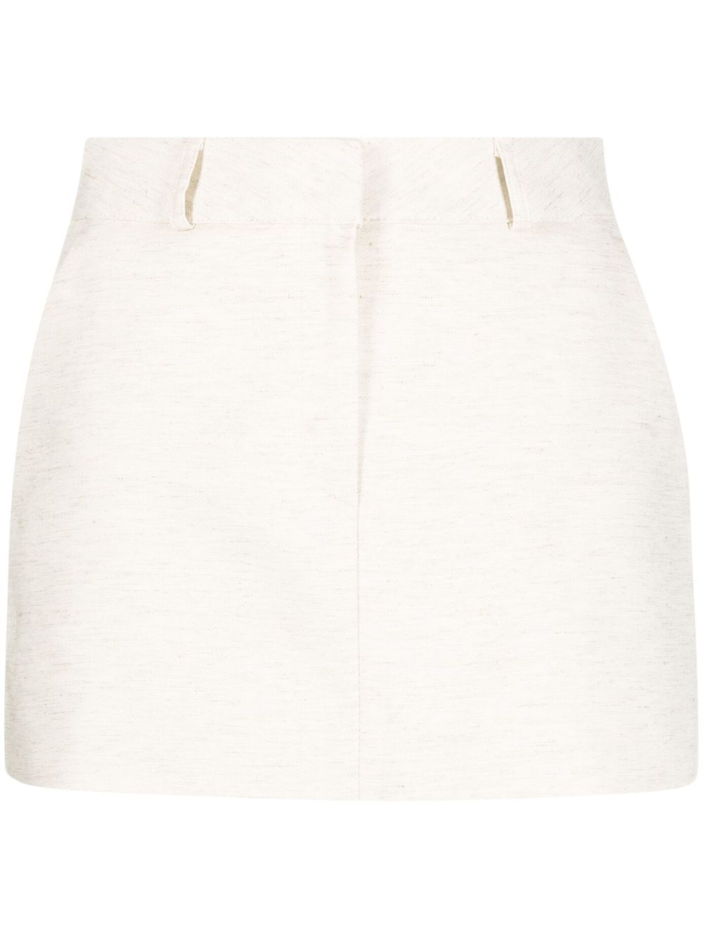 The Frankie Shop Isle A-line miniskirt - Neutrals