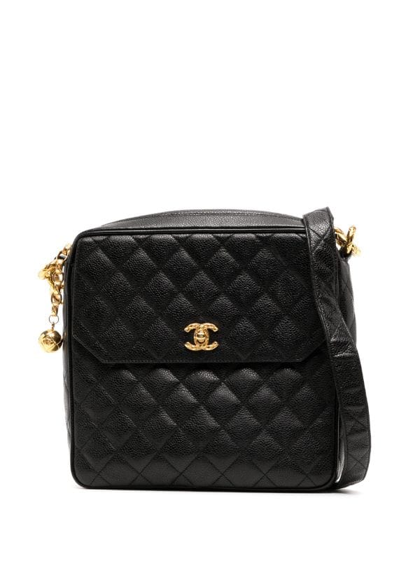 CHANEL Pre-Owned 1992 diamond-quilted Crossbody Bag - Farfetch