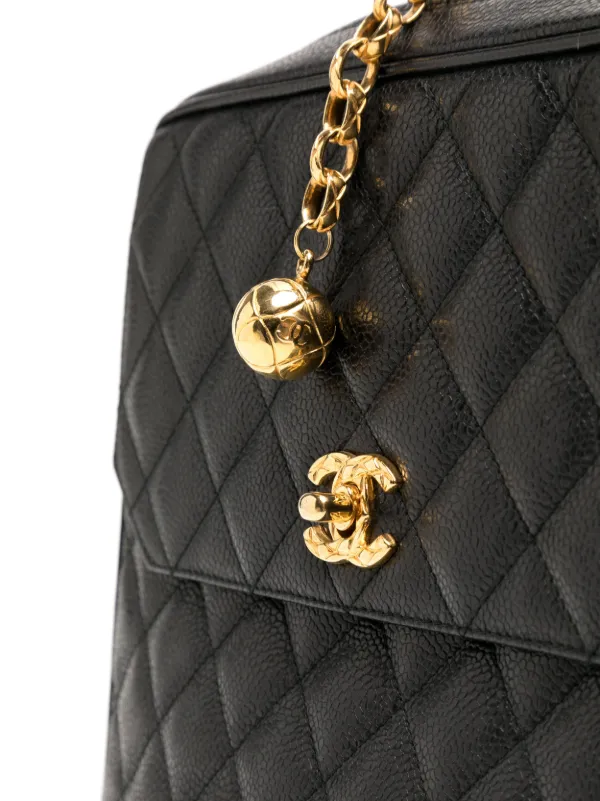 【CHANEL】CC diamond-quilted tassel crossbody bag★シャネル Chanel Quilted Tassel Crossbody Bag - Chanel - DOMO Luxury