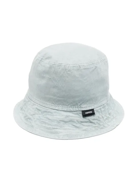 Aspesi Kids logo-tag bucket hat