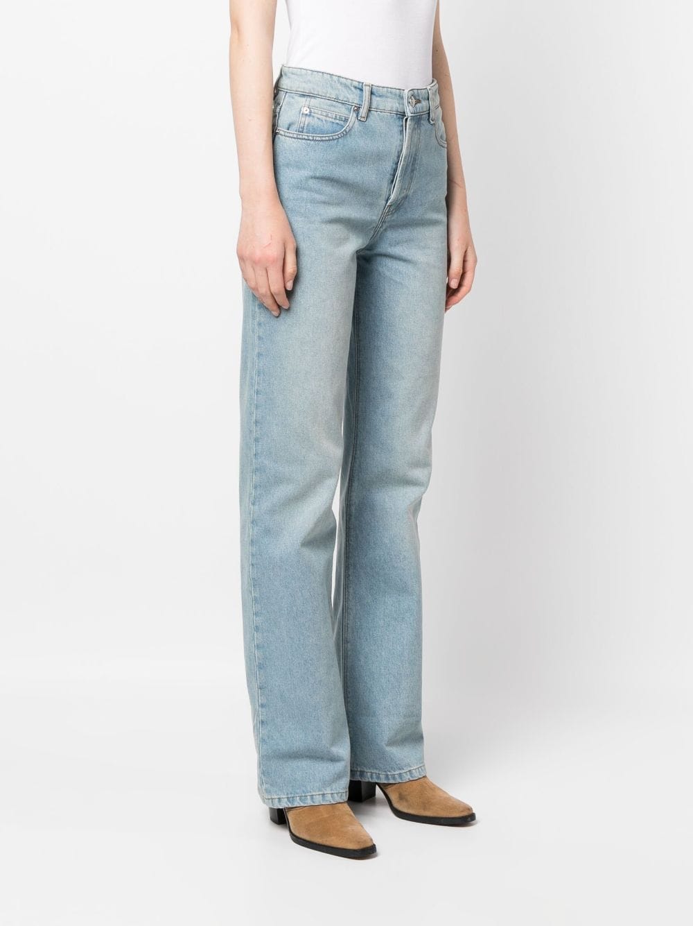 Shop Zadig & Voltaire Straight-leg Jeans In Blau
