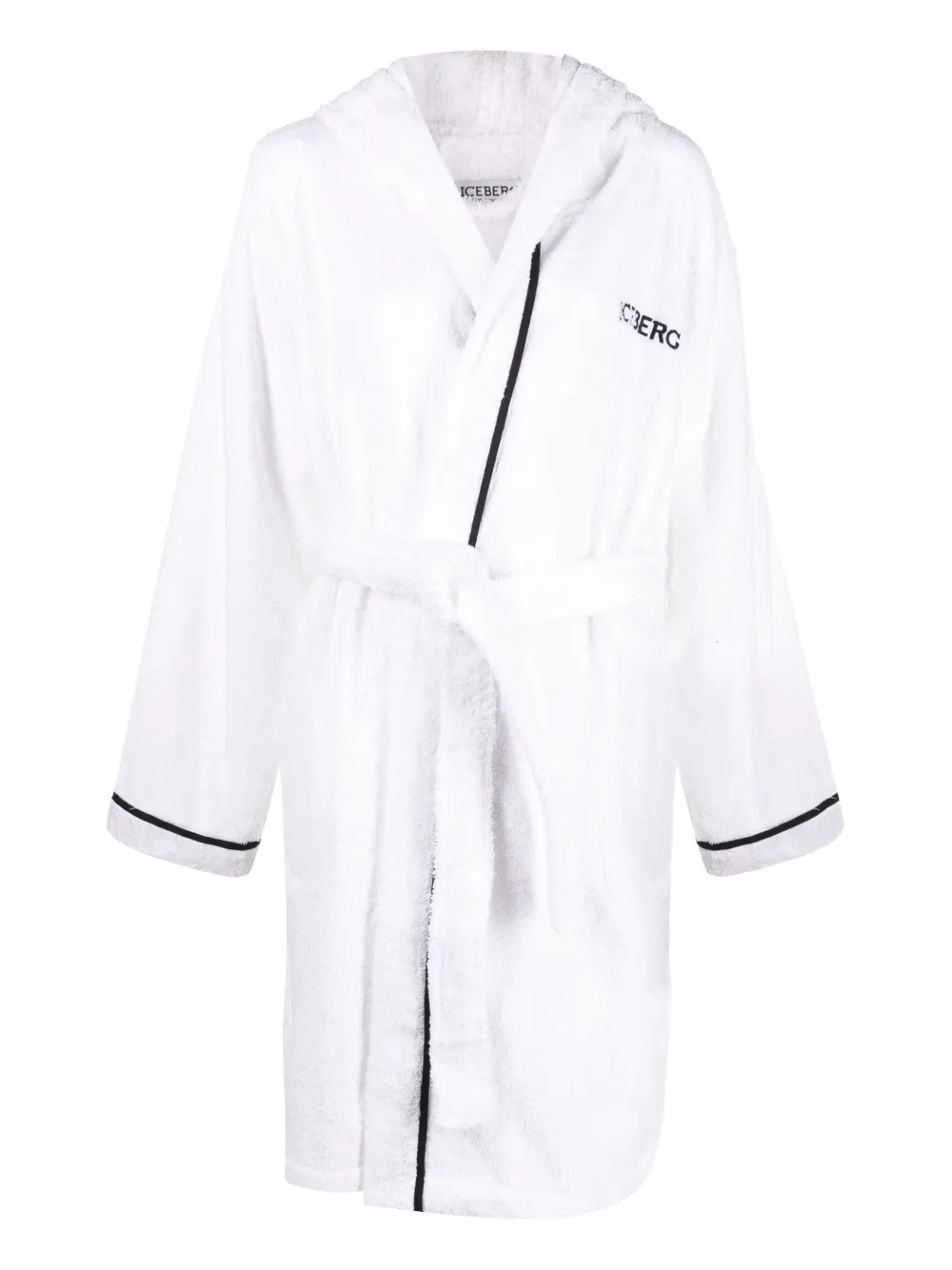 Iceberg embroideredlogo terrycloth Robe Farfetch
