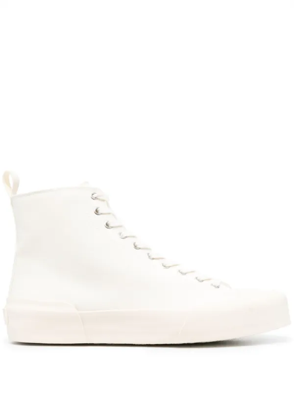 Jil Sander high-top Leather Sneakers | White | FARFETCH UK