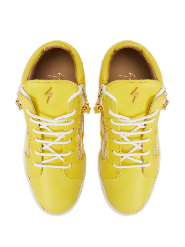 Giuseppe Zanotti Kriss Sneakers Yellow FARFETCH IN