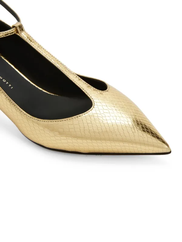 Giuseppe Zanotti Pumps Olivia 35mm Oro FARFETCH IT
