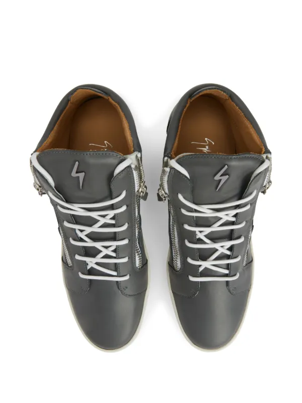 【関税込み】Giuseppe Zanotti グレー Frankie スニーカー Giuseppe Zanotti Frankie スニーカー | グレー | FARFETCH JP