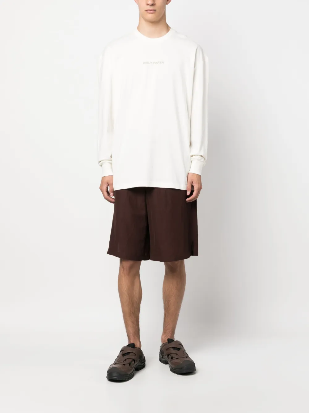 Daily Paper logo-print cotton T-shirt - Wit